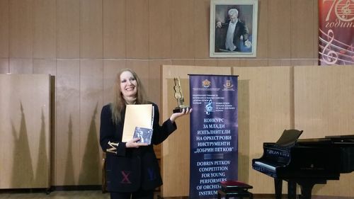 Elmira Darvarova - President of the Jury of the Dobrin Petkov Competition for Young Performers of Orchestral Instruments - Plovdiv, 2016